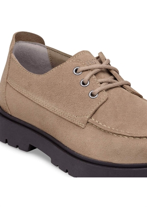 Highwood Moc Lace Low LEVE shoe Gray Taupe Birkenstock 